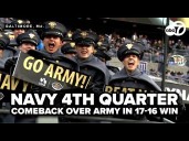 Horvath, Heidenreich complete Navy 4th Quarter comeback over Army in 17