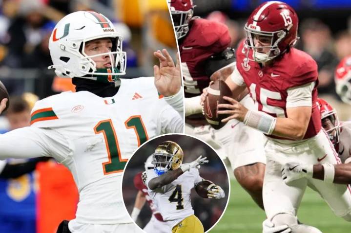 CFP bracket revealed as Alabama controversially gets in