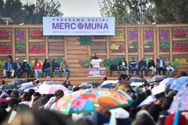 Mercomuna llegará a 3 mil pesos en 2026, anuncia Clara Brugada