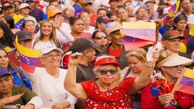 Presidente Maduro recibe a los CCBI para su juramentación en Miraflores