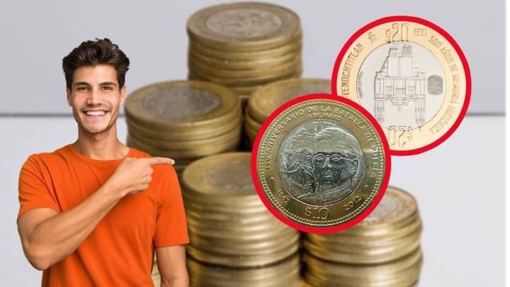 ¿Cómo serán las nuevas monedas de 10 y 20 pesos?