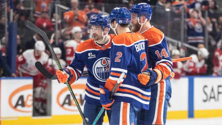 Oilers’ Hyman keeps Olympic dream alive with hat trick in win