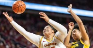 Audi Crooks scores 30 points, No. 10 Iowa State holds off No. 11 Iowa for 74
