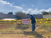 Clausuran obra en la Sierra de  Tepotzotlán