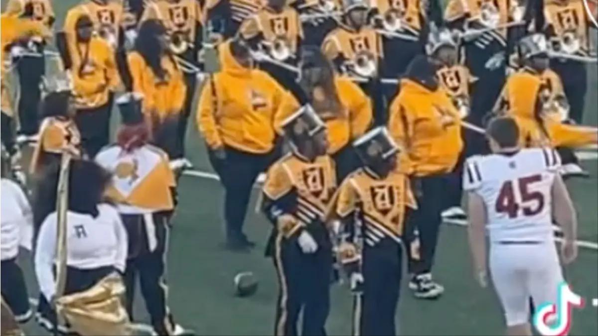 ‘Feel Privileged Enough’: White Tuskegee Football Player Shoves Black Alabama State Band Member and Flips Crowd Off in Viral Video