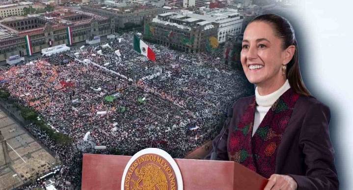 Sheinbaum niega acarreo en evento de Morena en Zócalo: ‘Nunca aceptaríamos eso’