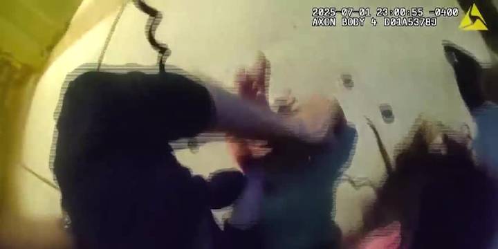 Body camera footage shows West Haven officer punching man 18 times