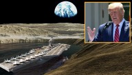 With Moon Water Announcement, Trump Proposes Space Navy
