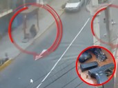 Caen dos sujetos por atacar a balazos a choferes de combi en Chorrillos: tenían armas y granadas