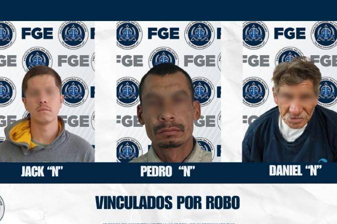 Quedan tres ladrones presos durante vinculación a proceso