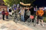 Rodada por los Derechos Humanos recorre el Centro Histórico de Saltillo