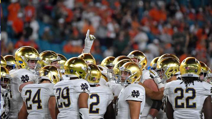 Old BCS ranking formula disagrees with Notre Dame
