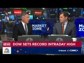 Dow, S&P 500 set record close