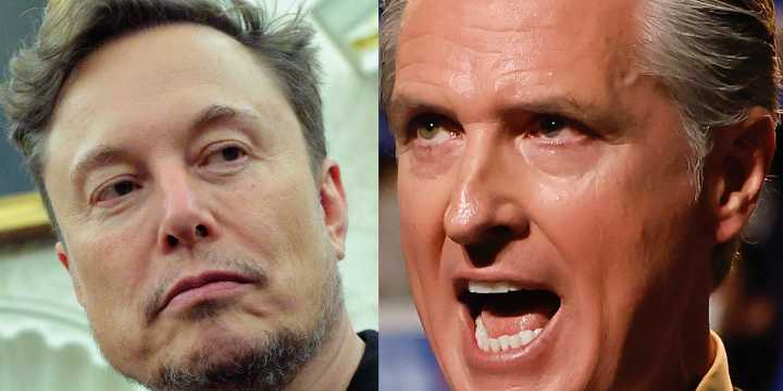 Gavin Newsom ridicules Elon Musk over his trans-identifying son — and Musk responds