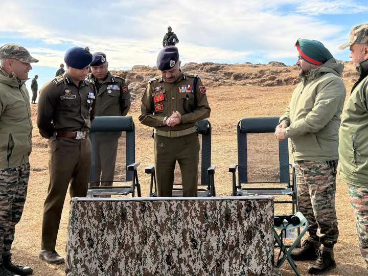 DGP Nalin Prabhat reviews security situation, ongoing operations in Udhampur hills