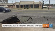 Funding allocated to repair Marshall sinkhole