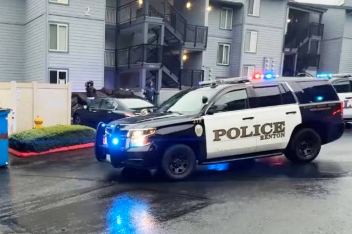 Renton officers arrest man accused of ramming police SUV