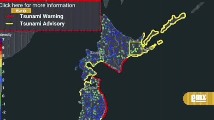 Japón emite alerta de tsunami tras terremoto de magnitud 7,6 en el Pacífico