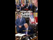 Trump hints at possible land action in Venezuela