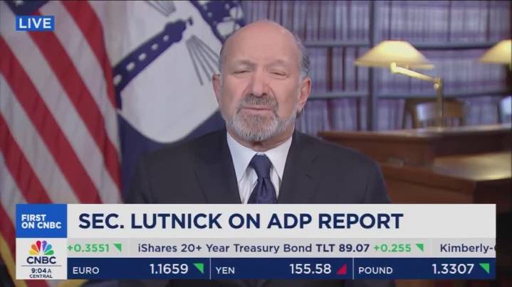 Lutnick Gives Dumbest Excuses Ever For Job Losses In ADP Report