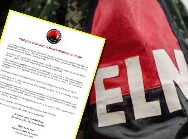 ELN anunció paro armado de 72 horas en todo el país: va del 14 al 17 de diciembre