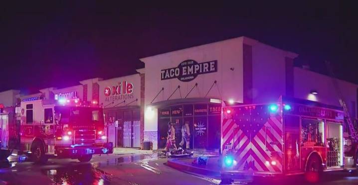 Fire crews knock down restaurant fire in NW Oklahoma City