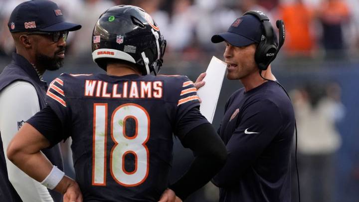 Bears' Ben Johnson: 'Very pleased' with QB Caleb Williams