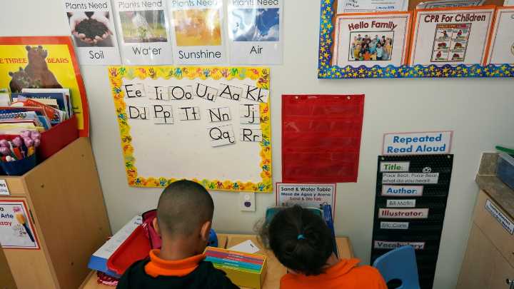 Head Start centers told to avoid list of words in funding requests : NPR
