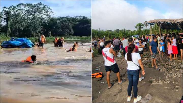 Reportan Varios Muertos y Desaparecidos por Hundimiento de Dos Embarcaciones en Río de Perú