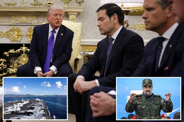 Trump doesn't rule out sending troops to Venezuela as White House convenes security meeting