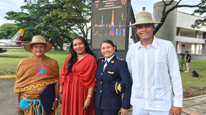 Primera mujer Wayúu se graduó de oficial de la Fuerza Aeroespacial Colombiana; esta es su historia