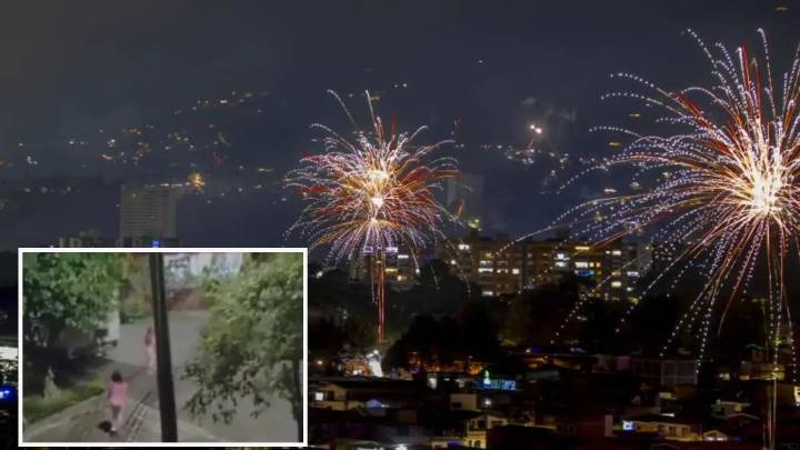 ¡La gente está harta! En barrio de Medellín, mujeres se enfrentaron a vecinos que tiraban pólvora