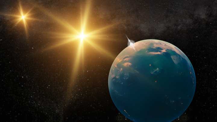 Astronomers discover images of a Tatooine-like exoplanet with a bizarre orbit hidden in 10