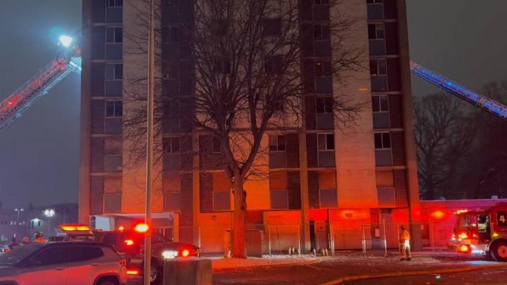 Canton Fire Department responds to overnight fire at vacant high