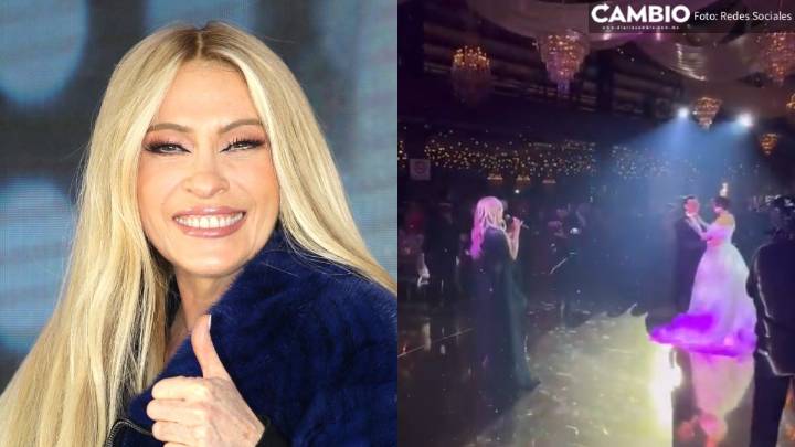 Yuri sorprende a recién casados al aparecer de sorpresa en su boda (VIDEO)