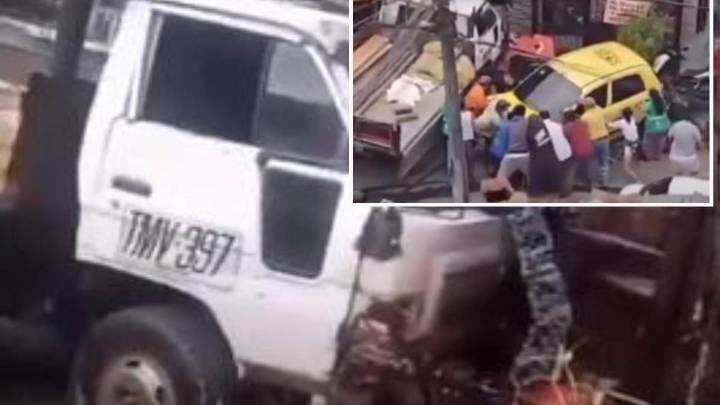 Choque de planchón en Santo Domingo dejó cuatro heridos