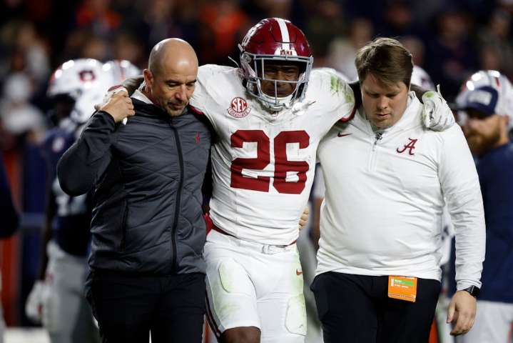 Jam Miller injury update: Latest on Alabama RB before Georgia in SEC Championship Game