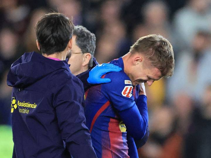 Sensible baja del Barcelona; Dani Olmo, fuera por un mes