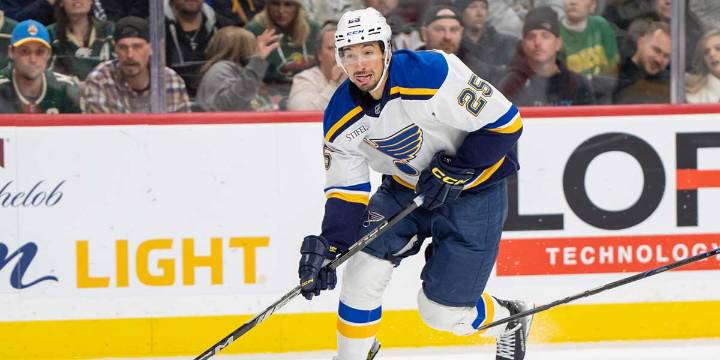 Blues’ Jordan Kyrou not returning to Senators game after injury