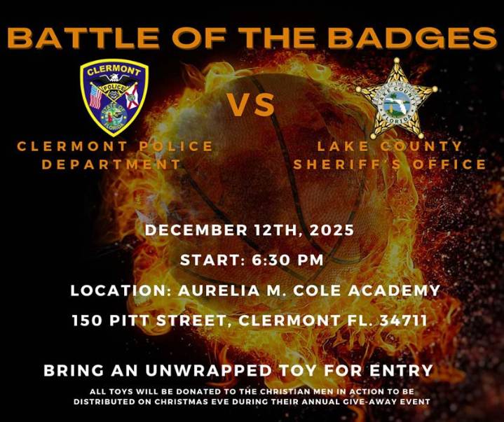 Battle of the Badges: Clermont Police and Lake County Sheriff’s Office Face Off for a Cause