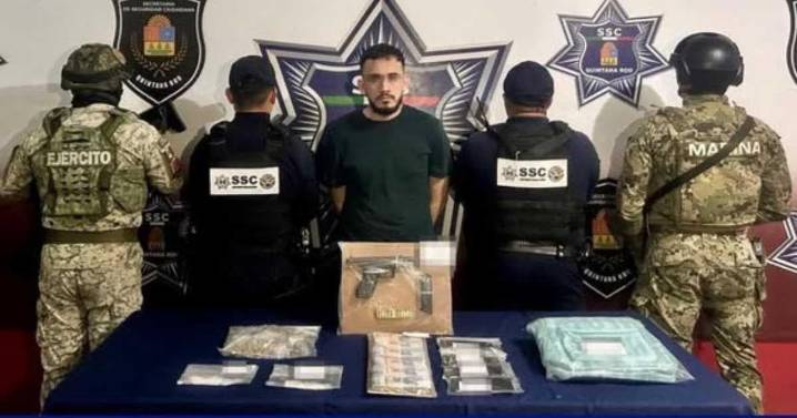 Detienen a el ‘Danone’, presunto jefe de plaza del CJNG en la Zona Norte de Q. Roo