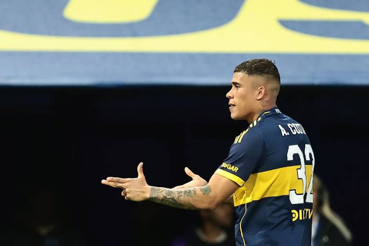 Arma letal. Boca volvió a ganar con un gol nacido de un tiro libre y también lo salvó Marchesin: está en semifinales