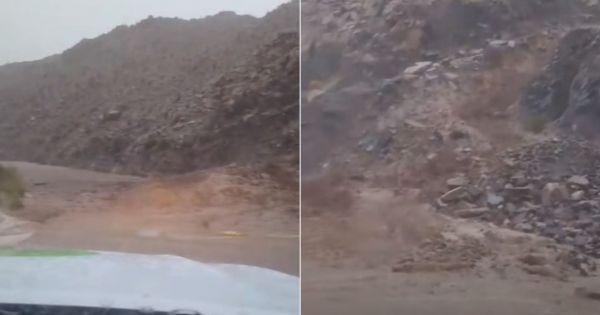 Fuerte temporal con lluvia y granizo en la Quebrada del Toro: cortaron la Ruta 51