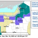 Winter weather advisory begins Monday for Genesee, Orleans counties