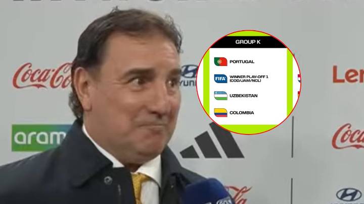 La reacción de Néstor Lorenzo al grupo K del Mundial 2026, donde se mide a la Portugal de Cristiano Ronaldo
