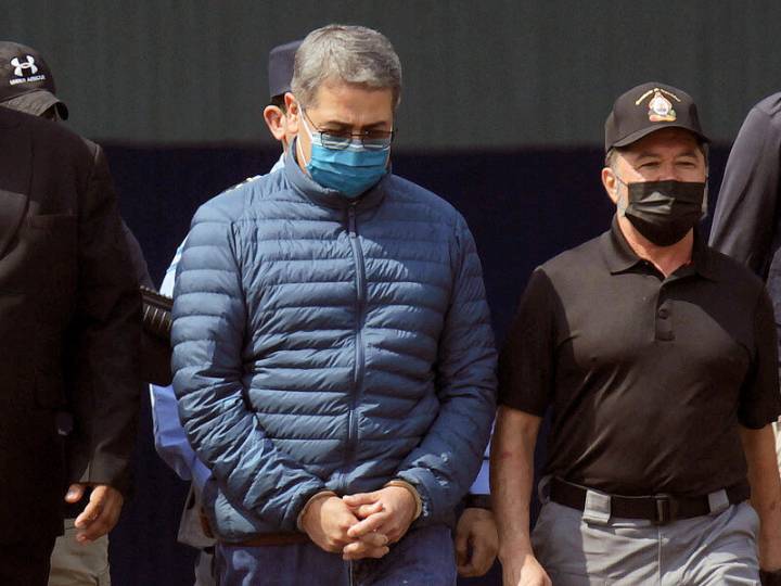 Liberado expresidente hondureño en EE.UU