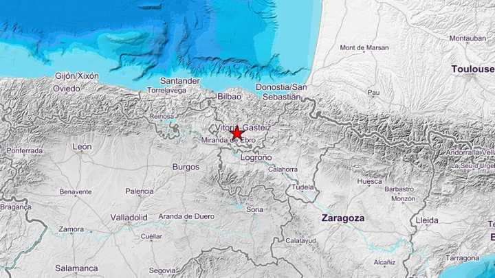 Un terremoto de magnitud 4 sacude Álava: "Dos golpes muy fuertes, como dos explosiones"