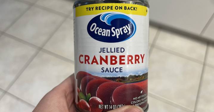 Ocean Spray investigating videos from Thanksgiving of cranberry sauce cans full of water
