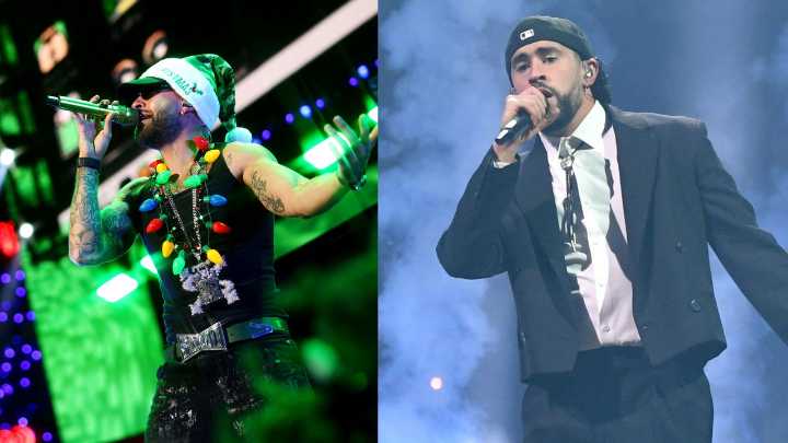 ¡Insólito! Feid fue el invitado de Bad Bunny en su más reciente concierto en México