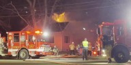 Crews on scene of active house fire in Evansville